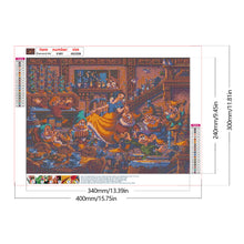 Load image into Gallery viewer, Diamond Painting - Full Round - Snow White and the Dwarfs (40*30CM)