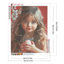 Load image into Gallery viewer, Diamond Painting - Full Round - little girl (40*50CM)