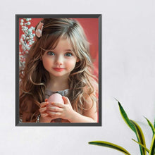 Load image into Gallery viewer, Diamond Painting - Full Round - little girl (40*50CM)