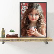 Load image into Gallery viewer, Diamond Painting - Full Round - little girl (40*50CM)