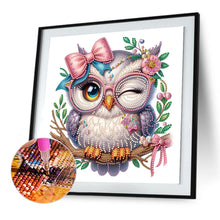 Load image into Gallery viewer, Diamond Painting - Partial Special Shaped - Cute branch owl (30*30CM)