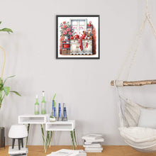 Load image into Gallery viewer, Diamond Painting - Partial Special Shaped - retro cabinets (30*30CM)