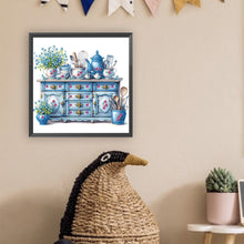 Load image into Gallery viewer, Diamond Painting - Partial Special Shaped - retro cabinets (30*30CM)