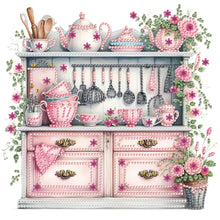 Load image into Gallery viewer, Diamond Painting - Partial Special Shaped - retro cabinets (30*30CM)