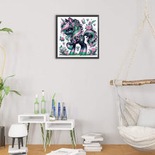 Load image into Gallery viewer, Diamond Painting - Partial Special Shaped - Colorful unicorn (30*30CM)