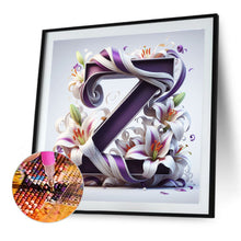 Load image into Gallery viewer, Diamond Painting - Full Round - Lily letter Z (40*40CM)