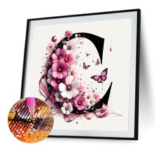 Load image into Gallery viewer, Diamond Painting - Full Round - Daisy Butterfly Letter C (40*40CM)