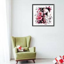 Load image into Gallery viewer, Diamond Painting - Full Round - Daisy Butterfly Letter F (40*40CM)