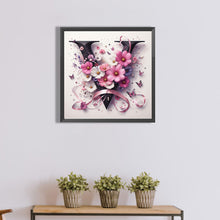 Load image into Gallery viewer, Diamond Painting - Full Round - Daisy Butterfly Letter V (40*40CM)