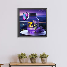 Load image into Gallery viewer, Diamond Painting - Full Round - Fantasy glass bottle butterfly letter Z (40*40CM)