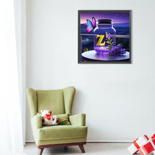 Load image into Gallery viewer, Diamond Painting - Full Round - Fantasy glass bottle butterfly letter Z (40*40CM)