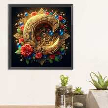 Load image into Gallery viewer, Diamond Painting - Full Round - Rose gold stamping letter C (30*30CM)