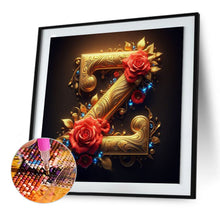 Load image into Gallery viewer, Diamond Painting - Full Round - Rose gold stamping letter Z (30*30CM)