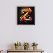 Load image into Gallery viewer, Diamond Painting - Full Round - Rose gold stamping letter Z (30*30CM)