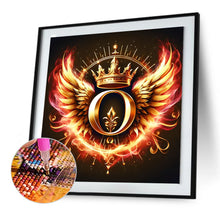 Load image into Gallery viewer, Diamond Painting - Full Round - Feather wings letter O (30*30CM)