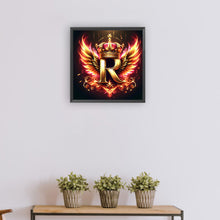 Load image into Gallery viewer, Diamond Painting - Full Round - Feather wings letter R (30*30CM)