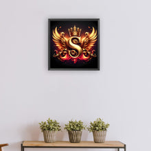 Load image into Gallery viewer, Diamond Painting - Full Round - Feather wings letter S (30*30CM)