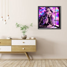 Load image into Gallery viewer, AB Diamond Painting - Full Round - girl by the window (40*40CM)