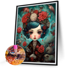 Load image into Gallery viewer, AB Diamond Painting - Full Round - rose girl (40*50CM)