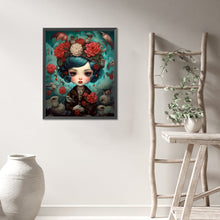 Load image into Gallery viewer, AB Diamond Painting - Full Round - rose girl (40*50CM)