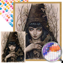 Load image into Gallery viewer, AB Diamond Painting - Full Round - Mysterious girl (40*50CM)