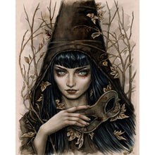 Load image into Gallery viewer, AB Diamond Painting - Full Round - Mysterious girl (40*50CM)