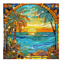 Load image into Gallery viewer, Stained Glass Animal DIY Creative Mosaic Sticker Craft Diamond Painting Sticker