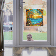 Load image into Gallery viewer, Stained Glass Animal DIY Creative Mosaic Sticker Craft Diamond Painting Sticker