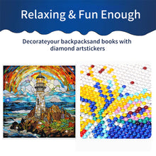 Load image into Gallery viewer, Stained Glass Animal DIY Creative Mosaic Sticker Craft Diamond Painting Sticker