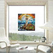 Load image into Gallery viewer, Stained Glass Animal DIY Creative Mosaic Sticker Craft Diamond Painting Sticker