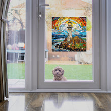 Load image into Gallery viewer, Stained Glass Animal DIY Creative Mosaic Sticker Craft Diamond Painting Sticker