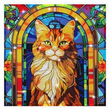 Load image into Gallery viewer, Stained Glass Animal DIY Creative Mosaic Sticker Craft Diamond Painting Sticker