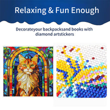 Load image into Gallery viewer, Stained Glass Animal DIY Creative Mosaic Sticker Craft Diamond Painting Sticker