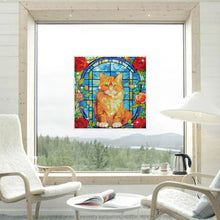 Load image into Gallery viewer, Stained Glass Animal DIY Creative Mosaic Sticker Craft Diamond Painting Sticker