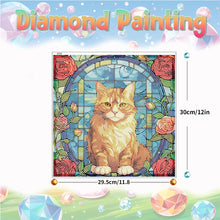 Load image into Gallery viewer, Stained Glass Animal DIY Creative Mosaic Sticker Craft Diamond Painting Sticker