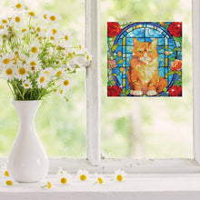 Load image into Gallery viewer, Stained Glass Animal DIY Creative Mosaic Sticker Craft Diamond Painting Sticker
