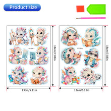 Load image into Gallery viewer, 12Pcs Dragon Diamond Painting Sticker Rhinestone Stickers for Boy Girls Kid Gift