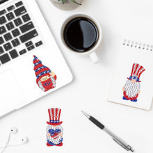 Load image into Gallery viewer, 12/16Pcs Independence Day Elements Diamond Painting Sticker Rhinestone Stickers