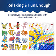 Load image into Gallery viewer, 23Pcs Pokémon Cartoon Diamond Painting Sticker Animal Gem Paint by Numbers Diamonds Arts