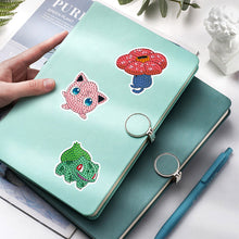 Load image into Gallery viewer, 23Pcs Pokémon Cartoon Diamond Painting Sticker Animal Gem Paint by Numbers Diamonds Arts