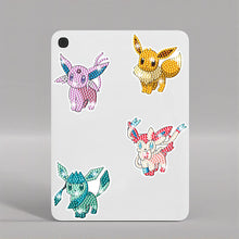 Load image into Gallery viewer, 9/12Pcs Pikachu Pokémon Diamond Painting Sticker Cartoon Animal Diamonds Mosaic Stickers