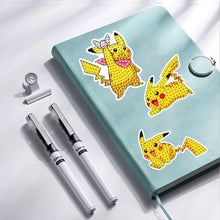Load image into Gallery viewer, 16/27Pcs Pikachu Pokémon Diamond Painting Sticker Cartoon Animal Crystal Diamond Sticker