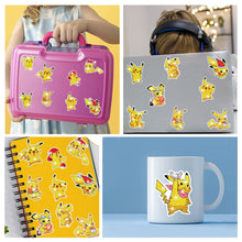 Load image into Gallery viewer, 16/27Pcs Pikachu Pokémon Diamond Painting Sticker Cartoon Animal Crystal Diamond Sticker