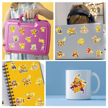 Load image into Gallery viewer, 16/27Pcs Pikachu Pokémon Diamond Painting Sticker Cartoon Animal Crystal Diamond Sticker