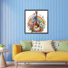 Load image into Gallery viewer, Diamond Painting - Partial Special Shaped - guitar and rainbow (30*30CM)