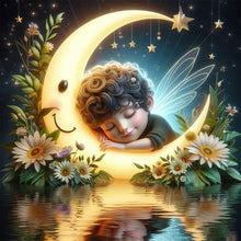 Load image into Gallery viewer, AB Diamond Painting - Full Square - sleep baby (40*40CM)