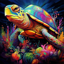 Load image into Gallery viewer, Diamond Painting - Full Round - Painted turtle (40*40CM)
