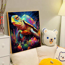 Load image into Gallery viewer, Diamond Painting - Full Round - Painted turtle (40*40CM)