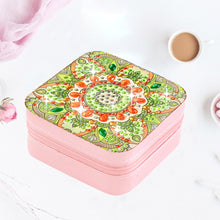 Load image into Gallery viewer, PU Partial Special Shaped Mandala Diamond Art Jewelry Box for Necklaces Earrings