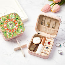 Load image into Gallery viewer, PU Partial Special Shaped Mandala Diamond Art Jewelry Box for Necklaces Earrings